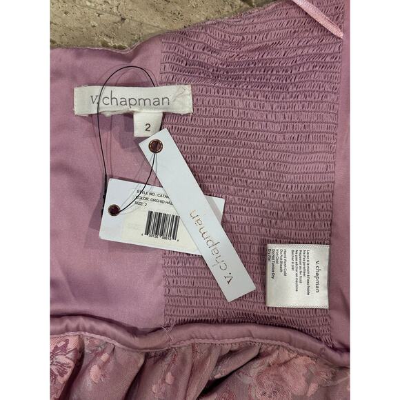 NEW NWT V Chapman Catania Corset Top Orchid Haze Windsor sz 2 - Picture 7 of 8